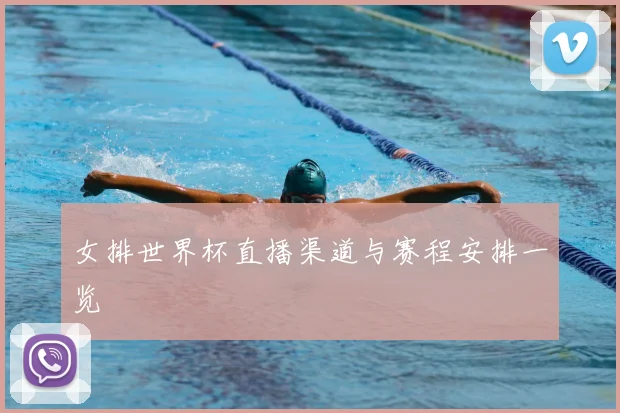女排世界杯直播渠道与赛程安排一览